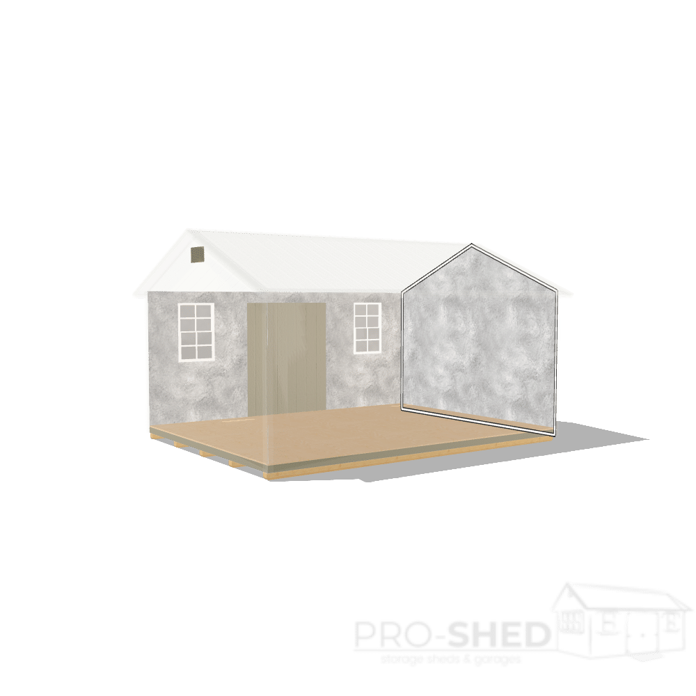 12X16 Garden Shed S/N 2651 Location Mankato, MN - Image 3
