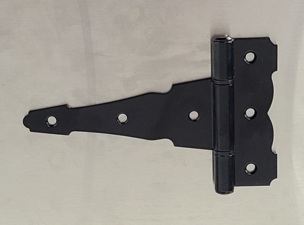 Set of 3 - 6" Black Hinge Kit