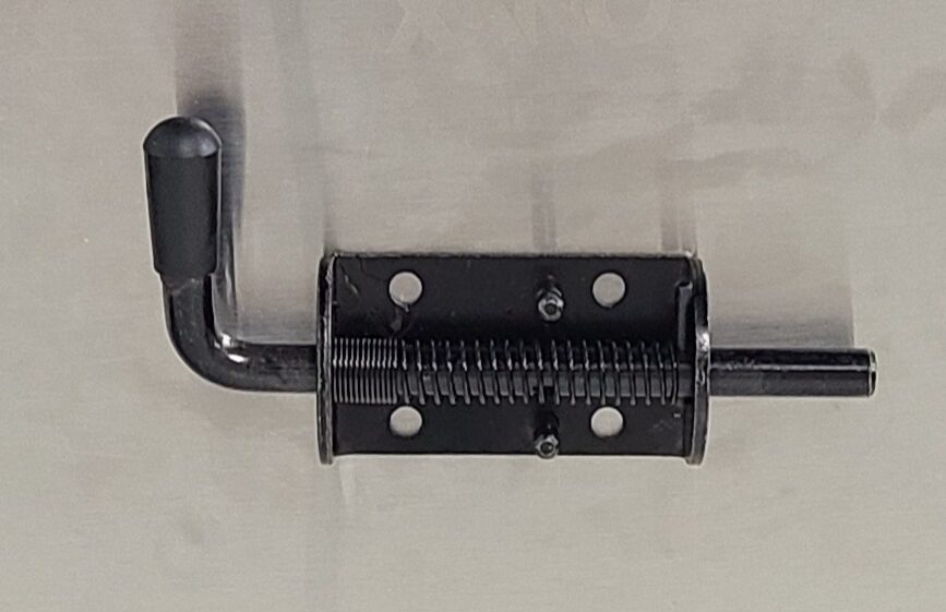 Set of 2 - Heavy Duty Spring Latch Barrel Bolt
