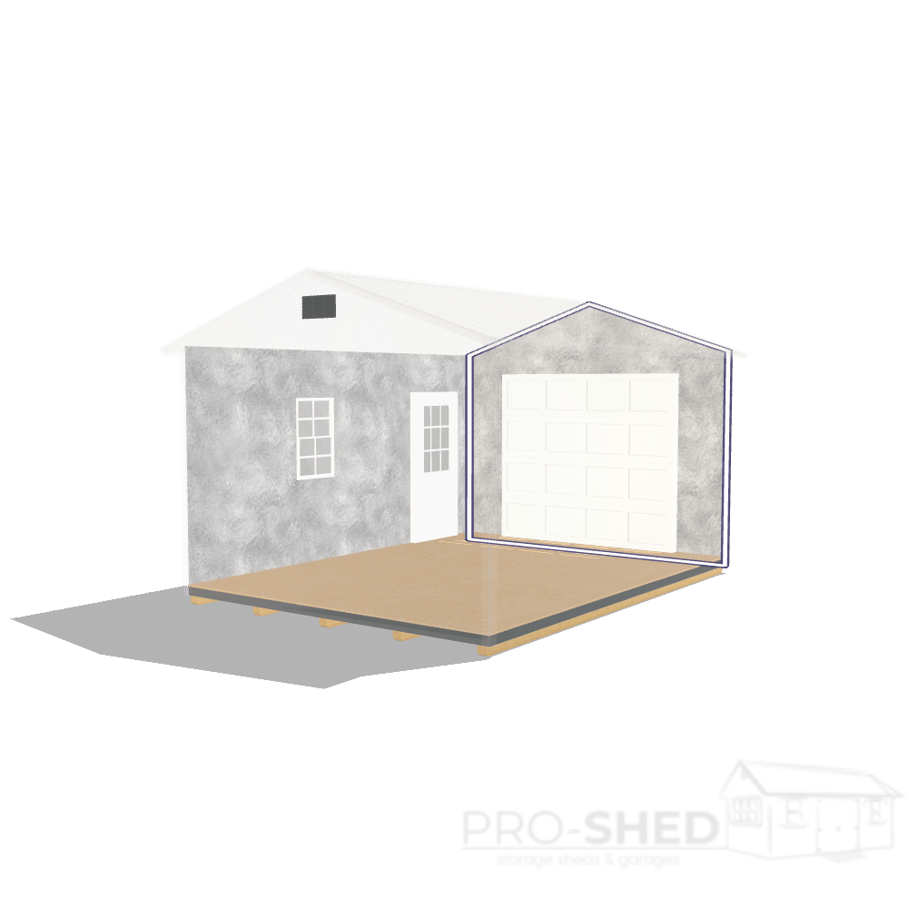 12x16 Garage S/N 2847 Location Sanborn, MN - Image 3