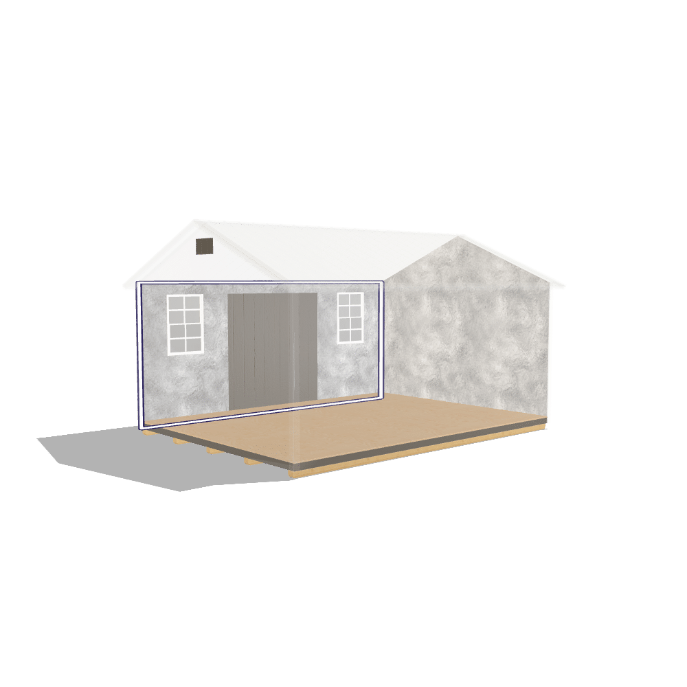 12X16 Garden Shed S/N 2962 Location Buffalo Lake, MN - Image 2