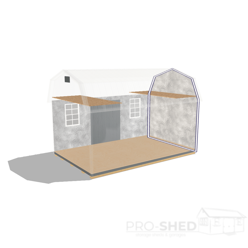 10X16 High Barn S/N 2987 Location Sanborn, MN - Image 4