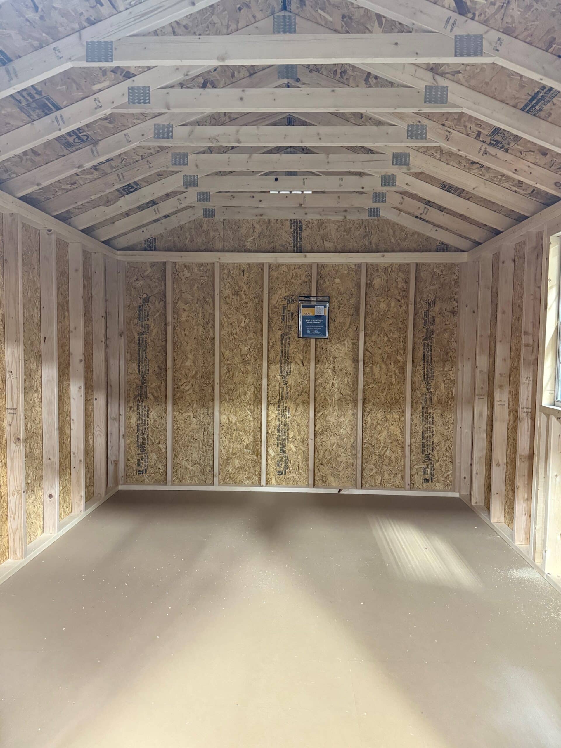 Garden Shed 10X12 S/N 3469 Location Cleveland, MN - Image 2