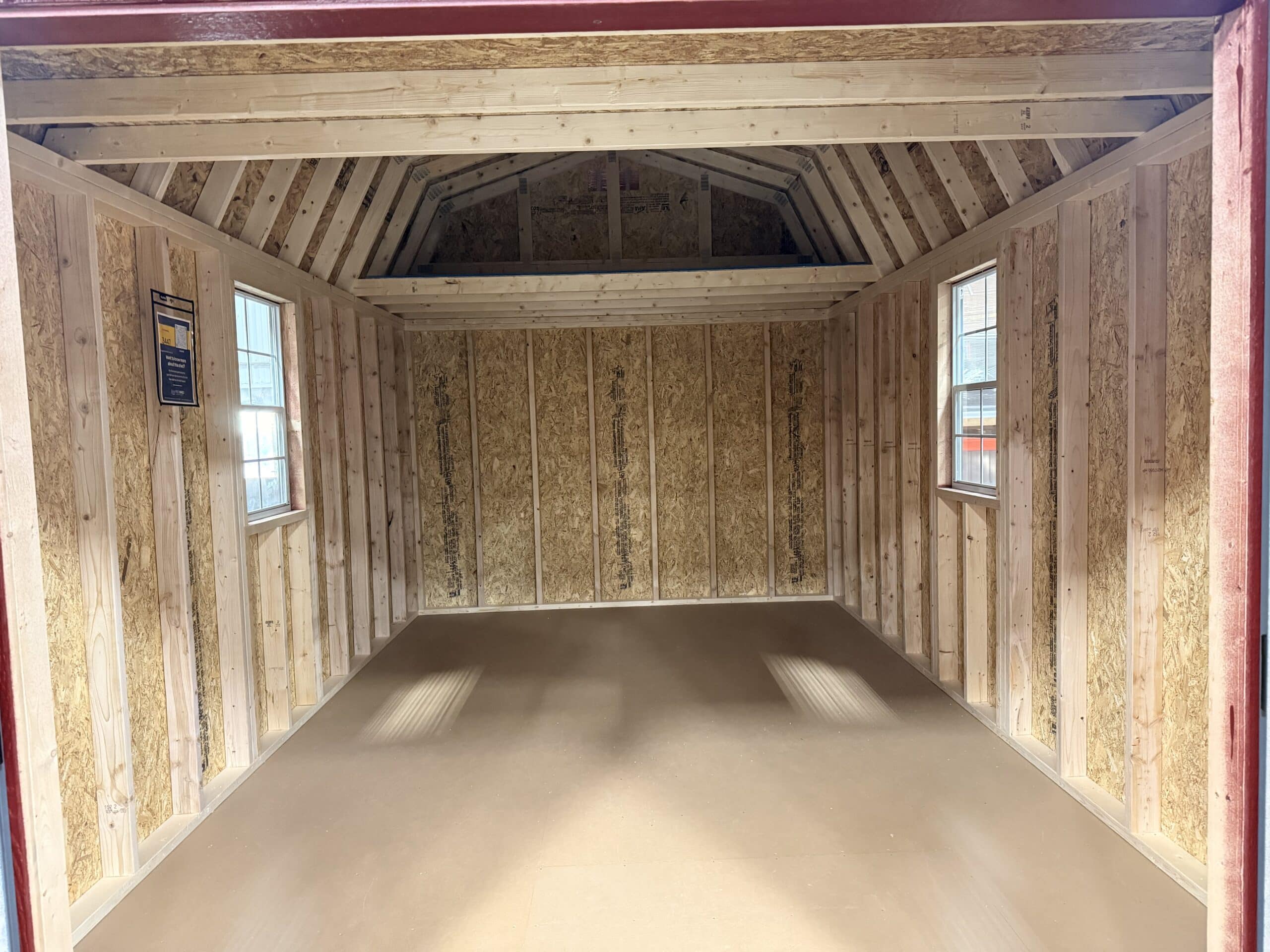 10X16 High Barn S/N 3447 Location Spencer, IOWA - Image 3